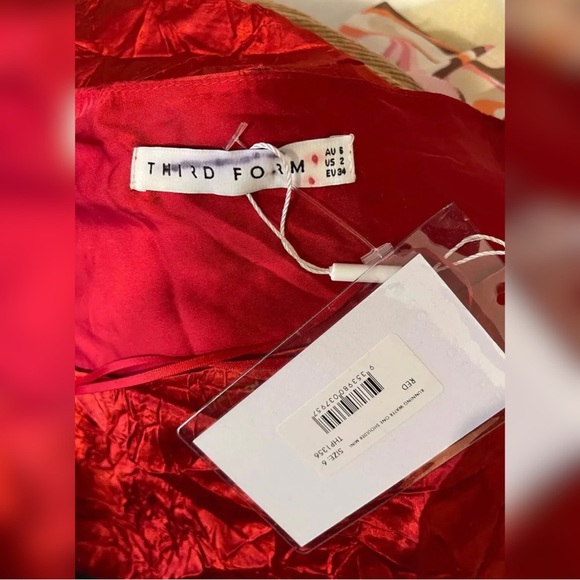 Free People Running Water One-Shoulder Dress Size 2 $230 - Picture 4 of 4